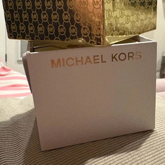 Michael Kors Rose Gold Circle Necklace - Picture 7 of 7